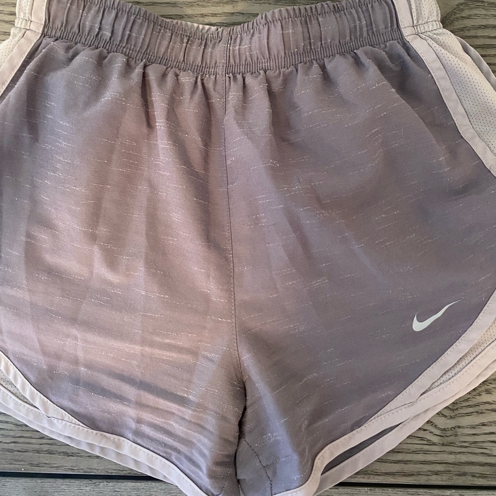 Nike light purple/gray shorts